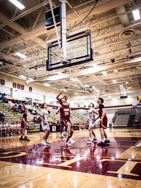 Sports feature photo from a game